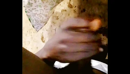 Daylight Wanking Session Abroad Ends With Huge Cumshot