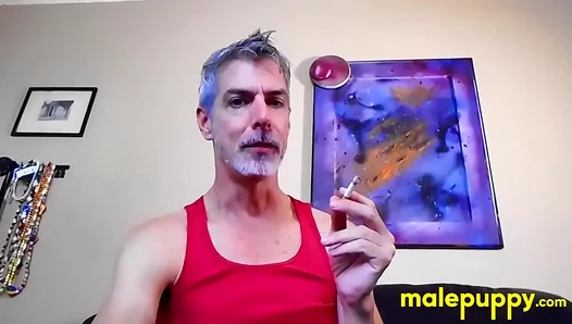 Richard Lennox Enjoys Nasty Tub Session & Blows Smoke in Your Face – Gay Porn