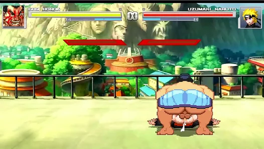 E.Honda Takes Naruto in Intense Gay Sex Scene from Mugen Game