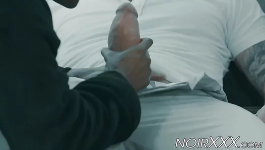 Rocco Steele Stuffs His Huge Cock Inside Tattooed Black Jock – HardcoreGayPorno