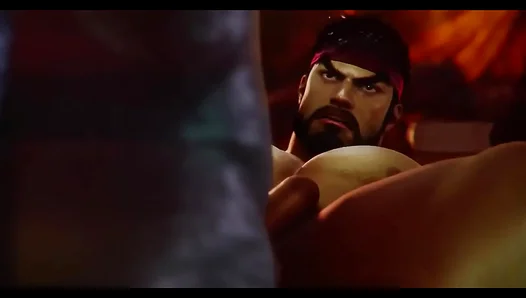 Ryu Gets Fucked Hard In Wild Anal Gay Sex Scene With Big Cock Creampie