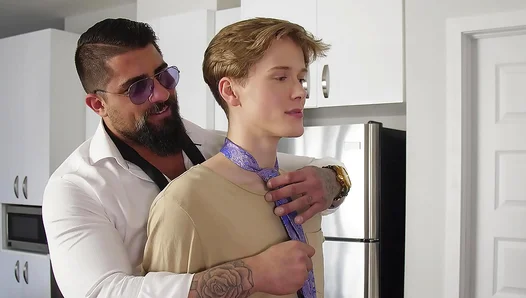 Stepdad Yields to Horny StepSon’s Desires in Intense Taboo Session