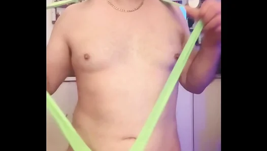 Lextalon Seduces in Sexy Lingerie for a Hot Homemade Gay Session