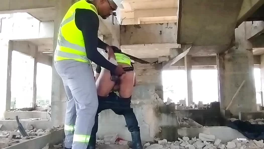 Electrician Takes a Steamy Break for Some Dildo Fun with Partner