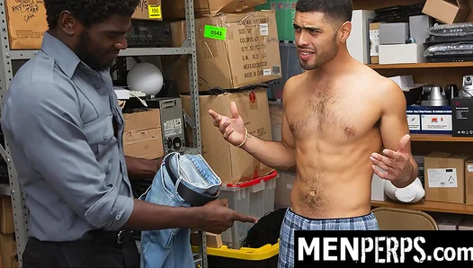 Mall Cop Conducts Intense Strip Search on Naughty Twink 18+ – Hot Gay Action