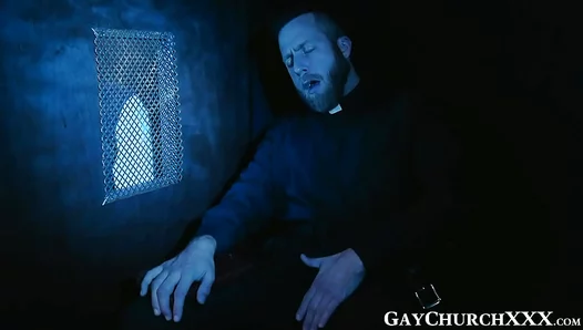 Priest Satisfies His Sinful Desires in Forbidden Church Gay Sex Scene