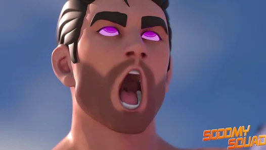GayHeroes Super Group Sucks & Fucks in Epic 3D Animation Scene