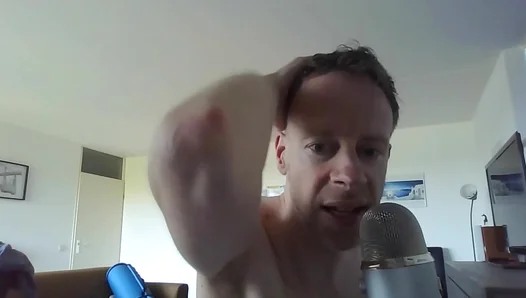 Gay Exhibitionist Whispers and Moans in Intense ASMR Solo Session