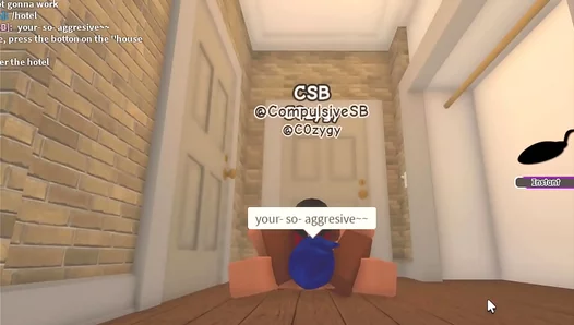Rough Anal Quickie Ends in Creampie – Roblox BBC Action