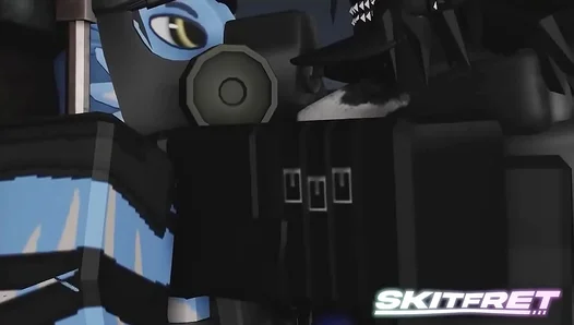 Furry Gay Yiff in Roblox: Intense 3D Anal and Oral Action