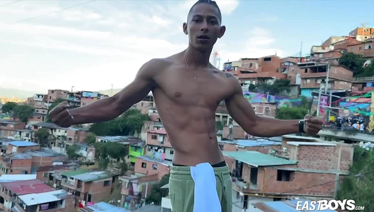 Marcus Brown Gets Handjob From Cute Latino Twink 18+ in Medellin POV Session