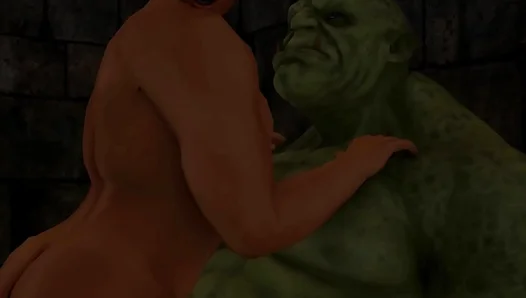 Orc Toy Plays With Gay Monster in 3D Hentai Anal Scene
