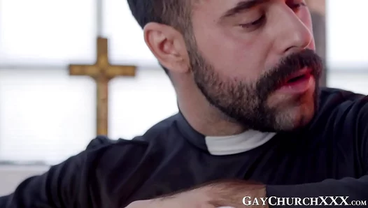 Horny Teen 18+ Receives Sacred Sexual Punishment from Priest in Church Taboo Scene