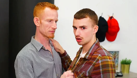 Stepdaddy Dominates Young 18+ StepSon in Intense Taboo Session at Home