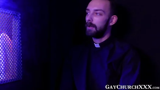 Confessing Desires: Priest and Twink 18+ Engage in Forbidden Church Pleasure