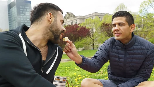 StepSon’s Secret Picnic Plan Turns Into Hot Taboo Fun With Stepdad