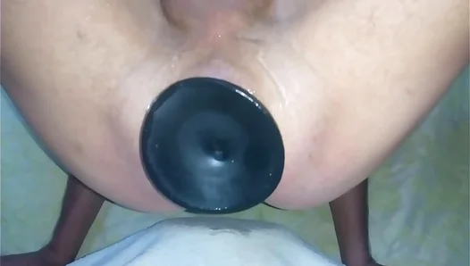 Cunt Spits Out Big Cork in Intense Toy Play Session