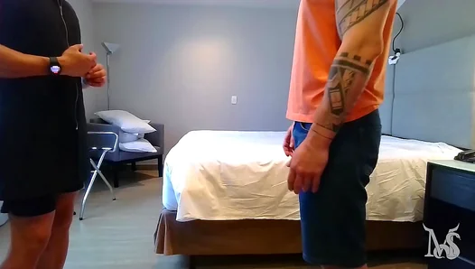 Amateur Bisexual Massage Turns Into HotGay BlowJob & Anal Action