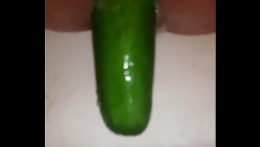 Cucumber Anal Fun: Solo Gay Masturbation Adventure