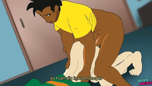 Static Shock: Intense Bara Yaoi Anime Gay Sex Scene