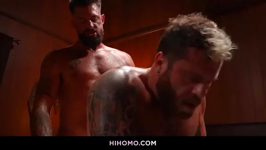 Riley Mitchell and Alpha Wolfe Engage in Intense Bareback Blowjob Session