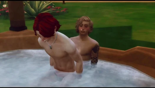 Sims 4 Jacuzzi Sex: Wicked Whims Water Fun With Gay Animation Couples
