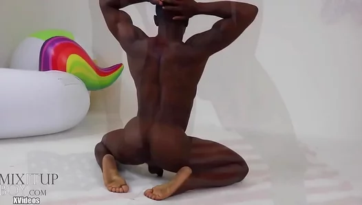 Pheonix Fellington Masters Solo Gay Masturbation in Intense Scene