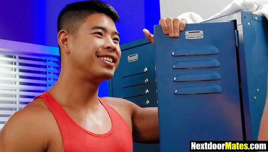 Big Cock Friend Pounds Muscular Asian Jock In Intense Anal Session