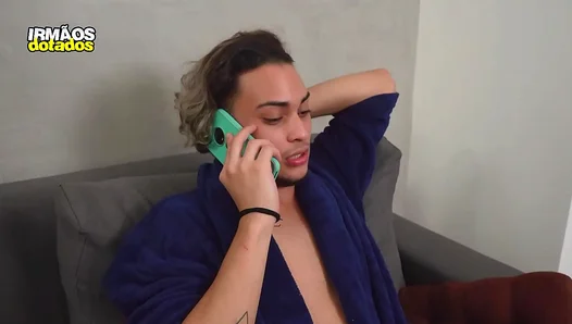 Waiter Fucks Guest In Hot New Year's Eve Gay Anal Scene