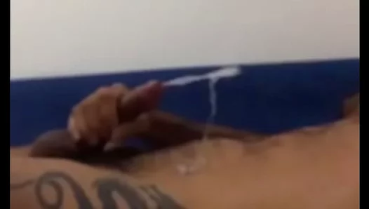 Jeff Carvalho Drops Milk in Intense Masturbation Session