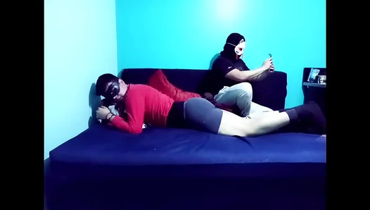 Straight Guy Gets Horny Playing WithGay Partner In Hot Blowjob Session