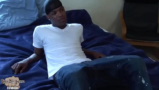 Apollo ThugBoy 18+ Masters Solo Masturbation in Intense Gay Porn Clip