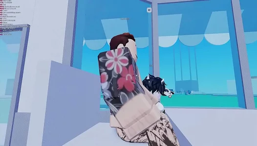 FemBoy 18+ Gives Public Blowjob in Roblox VR Game