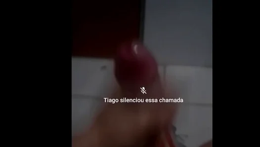 Enjoying the Silence: Novinho’s Stealthy Gay Amateur Cumshot Fun