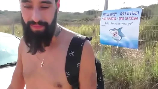 Israeli Man Sucks Cock In Public For Hot Gay Blowjob Action