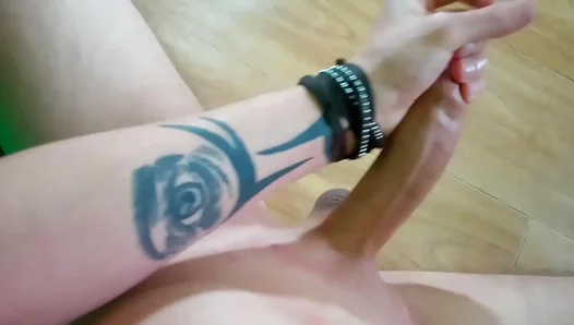 Roman Gisych’s Intense Masturbation LesStepSon With Huge Cock Cumshots