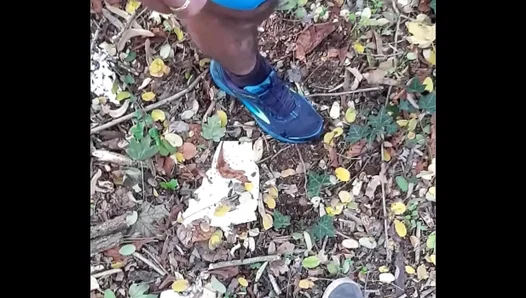 Gay Blowjob At The Park With Secret Handjob Action