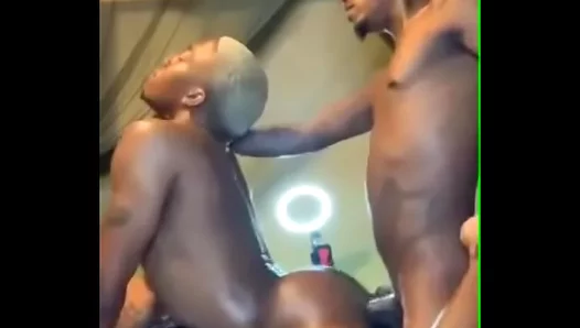 Cum Filled Black Ass In HotGay Group Anal Session