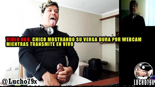 Lucho79x Shows Off His Hard Cock in Live Webcam Masturbation Session