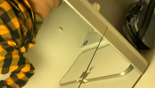 Marcos Goes Wild with Public Punheta Onboard an Airplane – HornyGayPorno