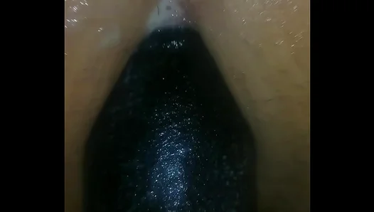 Teen 18+ Virgin Gets Personal With BBC Anal Dildo Action