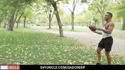 Naughty StepSon Gets Punished by His Hungry Gay Stepdaddy in Raw Taboo Action