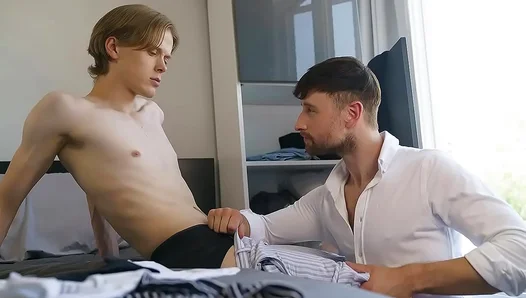 Drew Dixon’s StepSon Learns His Chores Mean Serious Fun in Taboo Gay Sex Scene