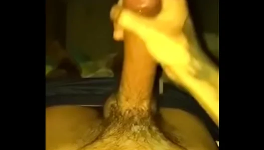 Hairy Teen 18+ Moans Loudly While Enjoying Big Cock Jerk Off Session