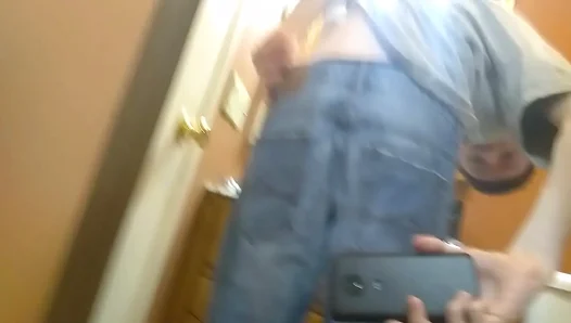 Androgynous Male Reveals His Cock, Balls, and Perfect Ass in Steamy Gay Clip