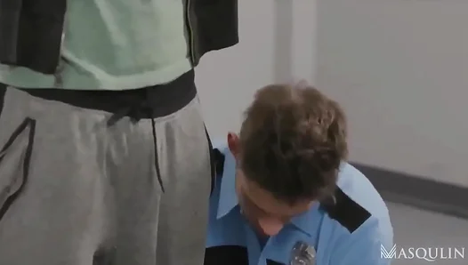 Gay Men Enjoy Intense Bareback Action at the Airport Security Checkpoint