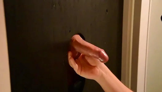 Licking, Sucking, and Deepthroating Big Cock in Intense Glory Hole Session