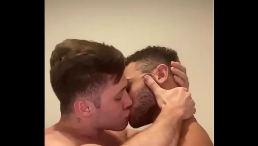 Passionate Gay Kiss Ignites Intimate Connection