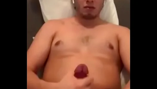 Kyle Shows Off His Big Cock and Juicy Cumshot Solo
