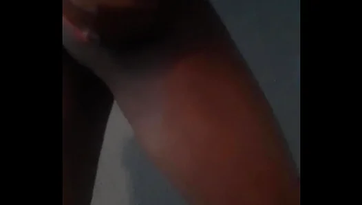 Twerk Fest: Busty Ebony Babe Shows Off Seductive Red Thong